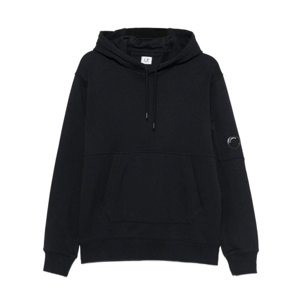 C.P. Company Men Diagonal Raised Fleece Hooded Lens Sweatshirt